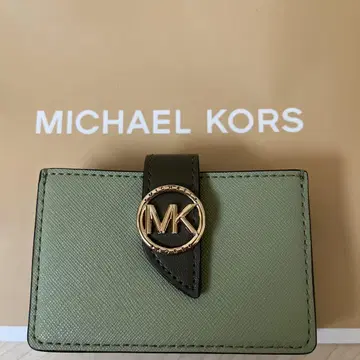 MICHAEL KORS 그린 카드 케이스
