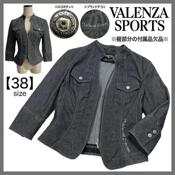 VALENZA SPORTS 발렌자스포츠 지퍼 데님 재킷 38