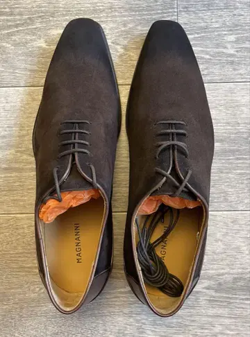 MAGNANNI 다크 브라운 가죽 신발 41