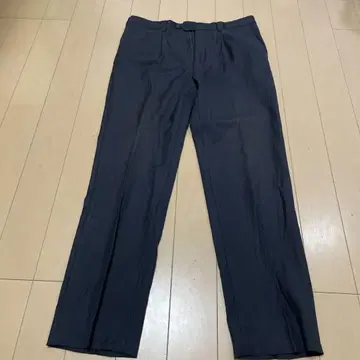 Paul Smith 네이비 스트라이프 슬랙스