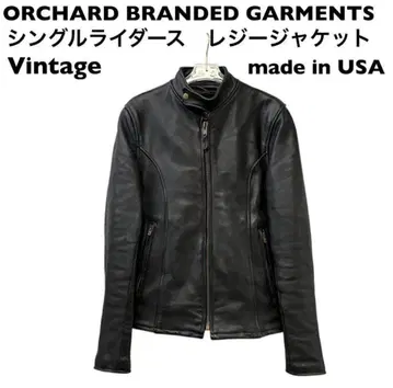 [USA 제작] BRANDAD GARMENTS 가죽 자켓 싱글
