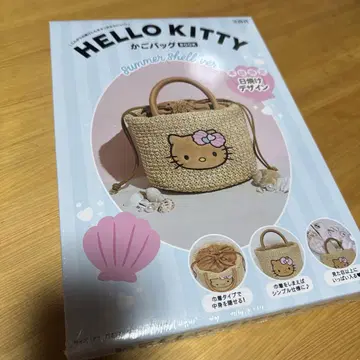 새상품 HELLO KITTY 바스켓백 summer shell ver.