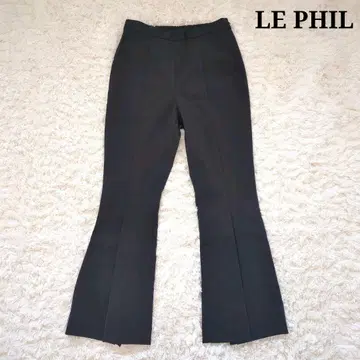 새상품급 르필 하이 스트레치 턱 플레어 팬츠 블랙 23SS