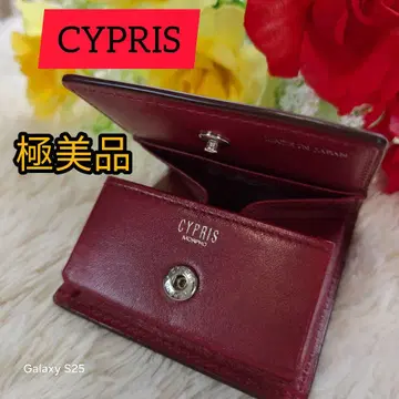 [새상품급] CYPRIS 키프리스 가죽 코인 케이스 블랙, 레드