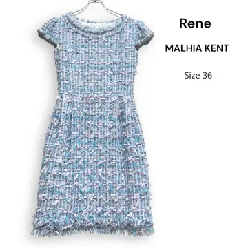 Rene MALHIA KENT 르네 마리아켄트 트위드 원피스 36