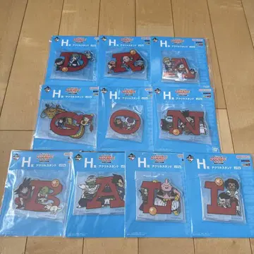 제일복권 드래곤볼 H상 아크릴 스탠드 전10종 컴플리트
