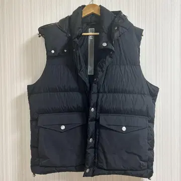 add 블랙 다운 베스트 탈부착 가능 후드