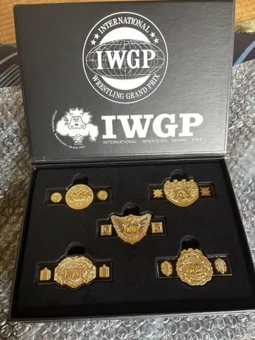 신일본 프로레슬링 IWGP 챔피언 벨트 빈즈 세트