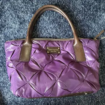 Kate Spade 퍼플 핸드백 중형