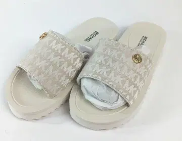 새상품 마이클 코스 여성용 샌들 23cm 오트밀 경량