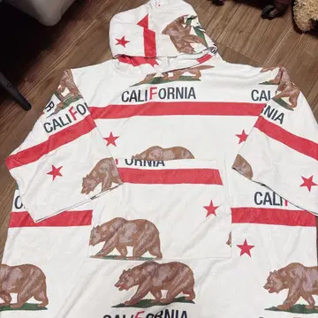 CALIFORNIA 타월 원단 후드티