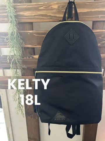 KELTY 데이팩 메탈 지퍼 백팩 블랙 x 골드