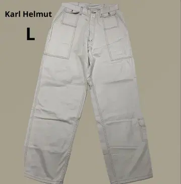 Karl Helmut 칼 헬무트 데님 팬츠 화이트 아이보리 L
