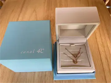 canal 4C 핑크 골드 목걸이