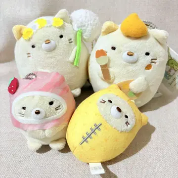 스미코구라시 고양이 봉제 인형 키링 스트랩 묶음 판매