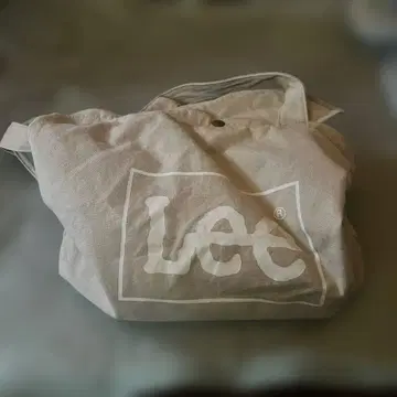 Lee 베이지 토트백