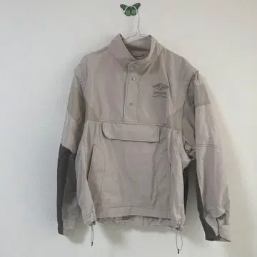 umbro publictokyo 베이지 하프 지퍼 자켓