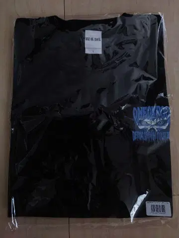 ONE OK ROCK DETOX JAPAN 티셔츠 L 사이즈 블랙