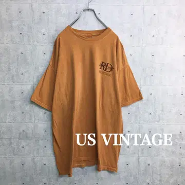 b0015 헤인즈 T셔츠 오렌지 2XL 면100 세도나 애리조나