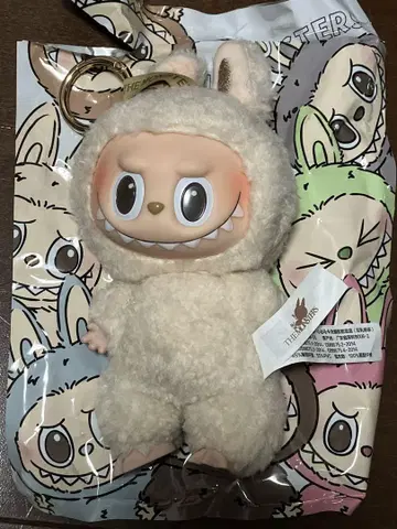 라부부 마카롱 개봉 완료 봉제 인형 마스코트