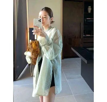 clane SWITCH SHEER SHIRT