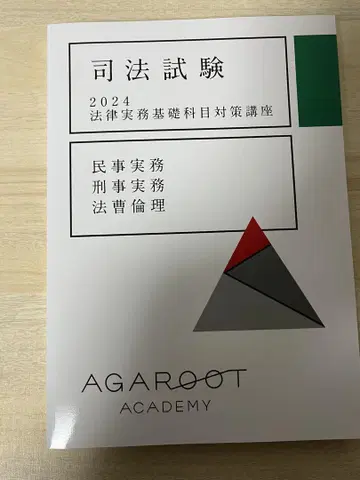 사법시험 2024 법률실무기초과목 대책 강좌 아가루트