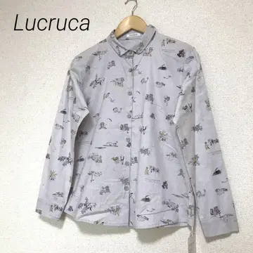 Lucruca 루크루카 센소유니코 택 포함 총 패턴 블라우스