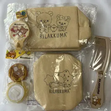 3 리락쿠마 느긋한 세트 파우치 대, 소