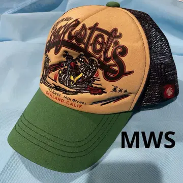 MWS 엠더블유에스 자수 메쉬캡