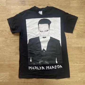 Marilyn Manson 티셔츠 GILDAN S 사이즈 블랙