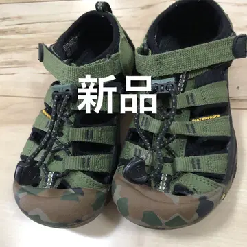 KEEN 아웃도어 샌들 카모플라쥬 새상품 18cm