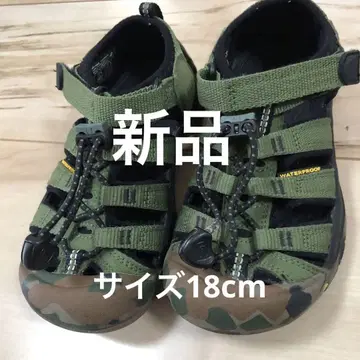 KEEN 아웃도어 샌들 카모플라쥬 새상품 18cm