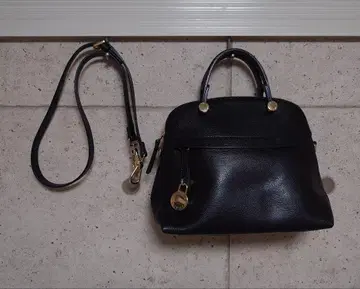 FURLA 훌라 하이퍼 2WAY 핸드백 블랙 숄더 가죽
