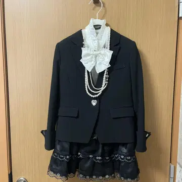 블랙스 수트 스커트 수트 세트