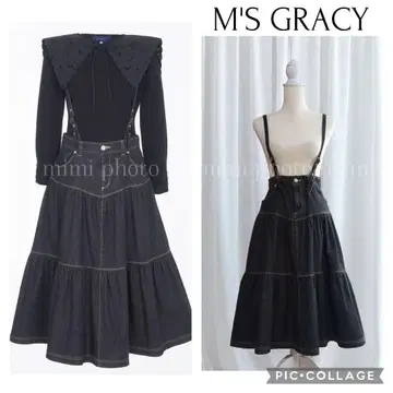 M'S GRACY*카탈로그 게재*데님 캉캉 스커트