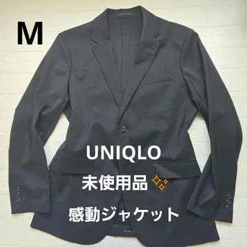 새상품급 유니클로 감동 자켓 울 라이크 네이비 사이즈 M