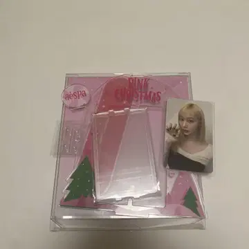 aespa pink christmas 지젤 아크릴 스탠드