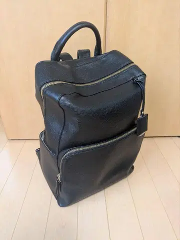 가죽 블랙 백팩 백팩