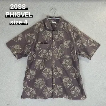 20SS PHIGVEL AFRICAN PATTERN SS SHIRT