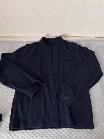MUJI 다크 네이비 긴팔 셔츠 S 사이즈