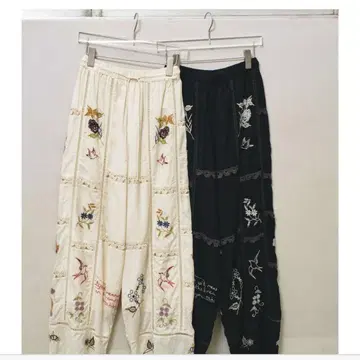 TODAYFUL Embroidery Patchwork Trousers