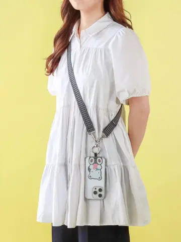 파밀리아 숄더 스트랩 블랙 계열 파밀리아 체크