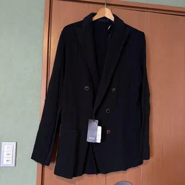 LARDINI 블랙 더블 자켓 L BEAMS 구매