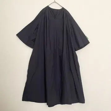 DRESSTERIOR 드레스테리아 롱 원피스 와이드 슬리브 개더
