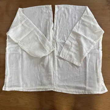 iroiro 군청 카렌 셔츠 아이보리