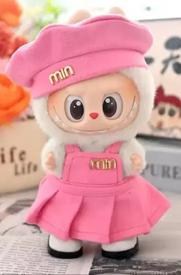 라부부 인형 옷 핑크