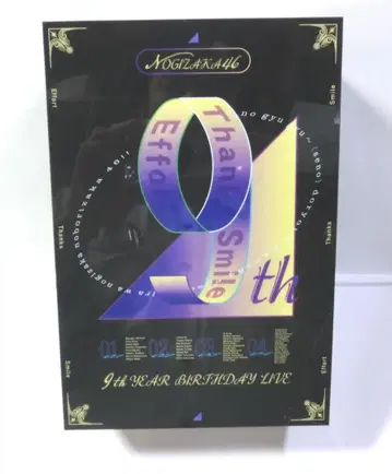 노기자카46, 9주년 벌스데이 라이브 메모리얼 클리어 케이스 소품함