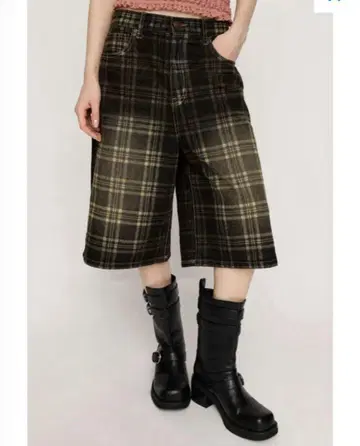 SLY BLEACH CHECK M/팬츠