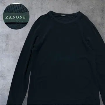 ZANONE IcePiquet 코튼 크루넥 네이비 48