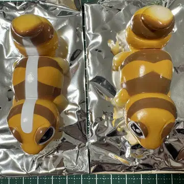 니시아프리카도마뱀붙이 소프트 피규어 캐러멜 2종 세트
